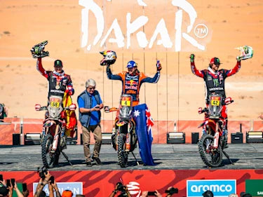 DANIEL SANDERS AND KTM WIN THE 2025 DAKAR RALLY