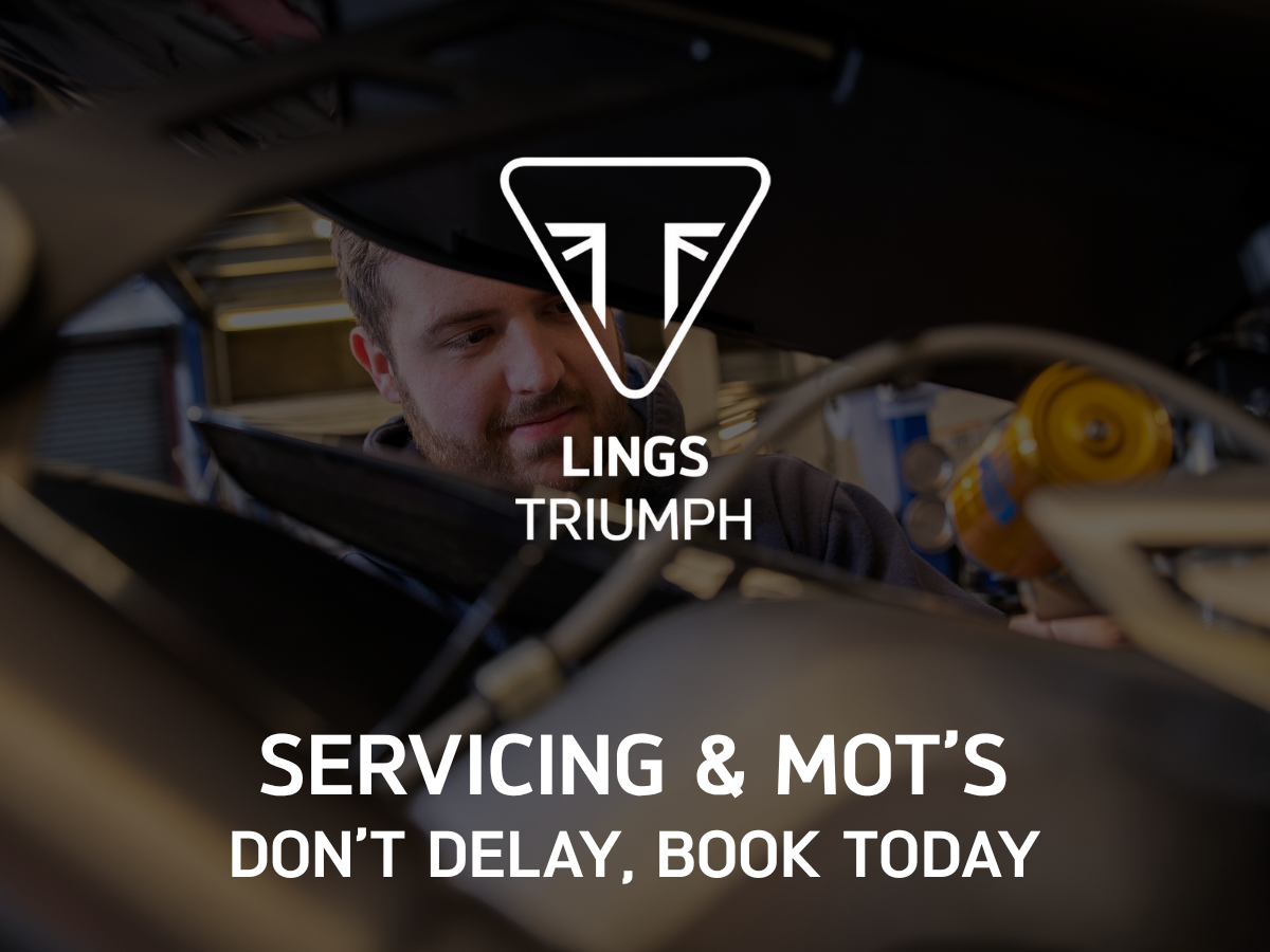 Book Your Motorcycle Service & MOT at Lings Triumph
