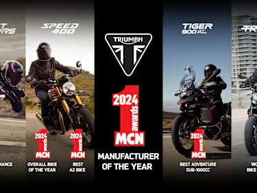 Triumph Awarded 'Manufacturer Of The Year' in the MCN awards along with five other categories!