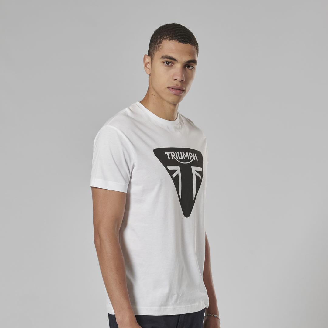 Triumph Mens Helston T Shirt - White