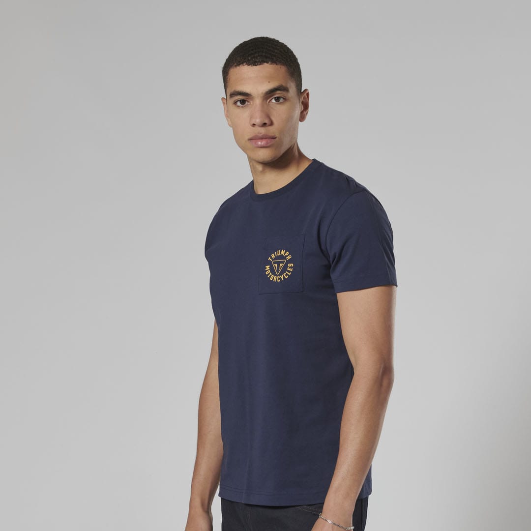 Triumph Mens Newlyn T Shirt - Navy