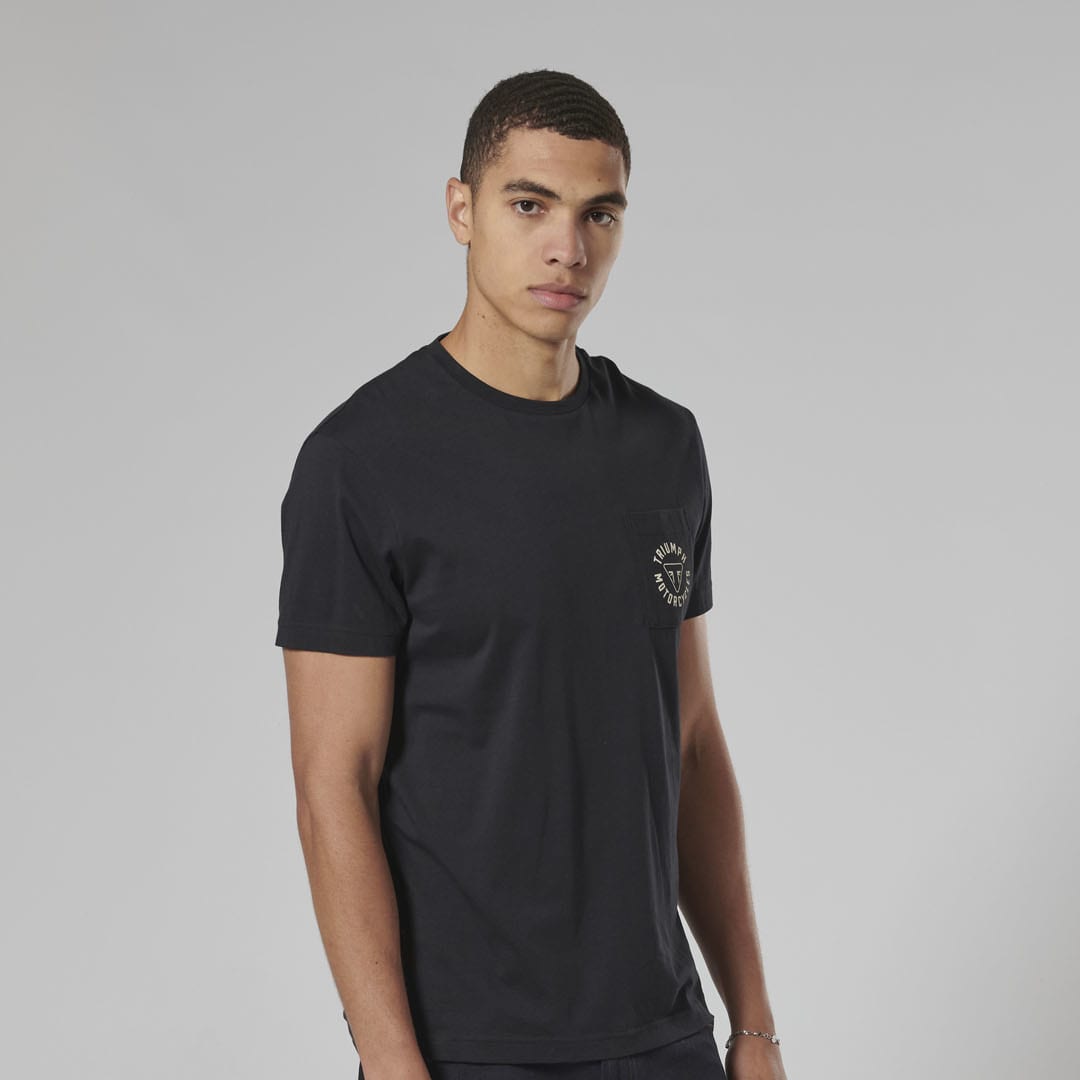 Triumph Mens Newlyn T Shirt - Black