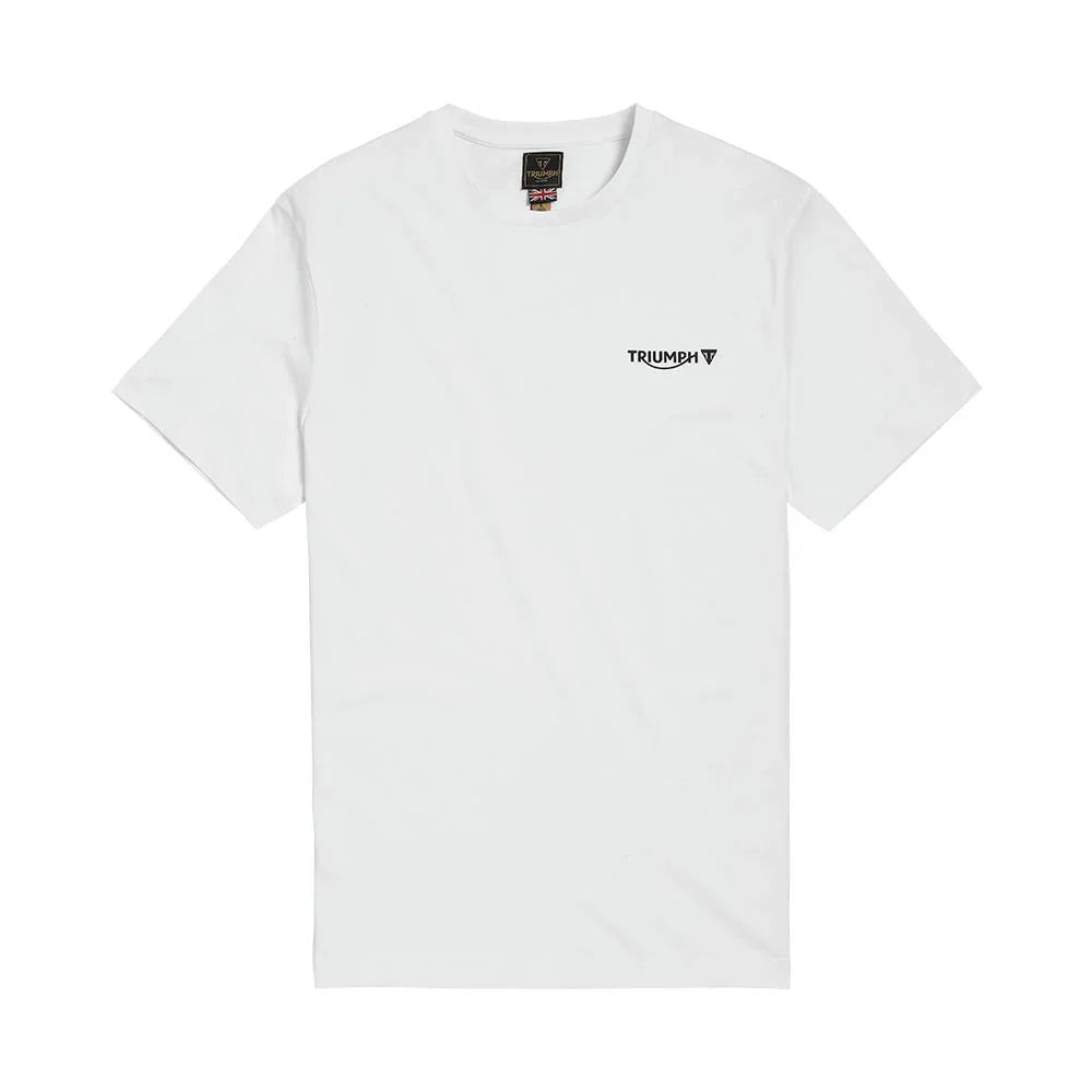 Triumph Mens Earling White T Shirt