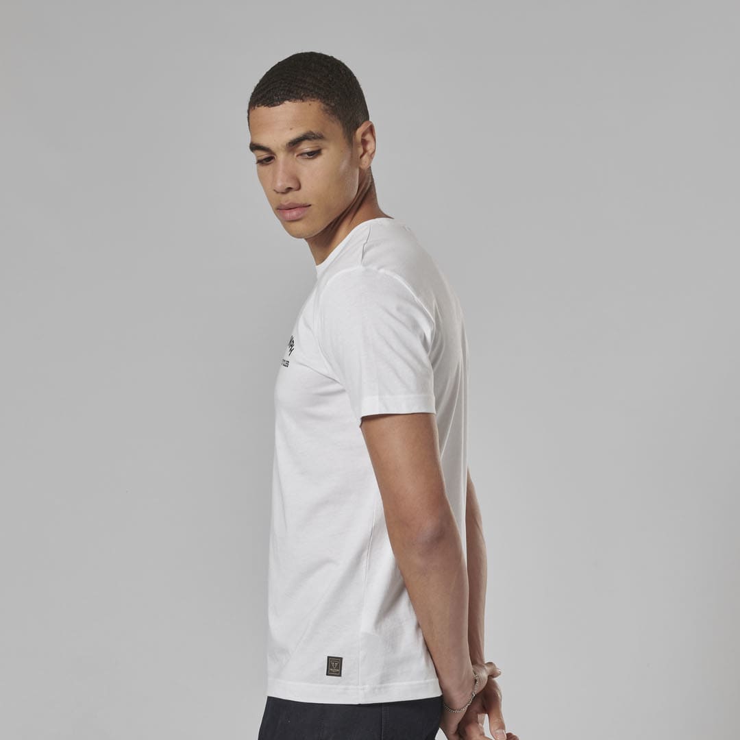 Triumph Mens Castle T Shirt - White
