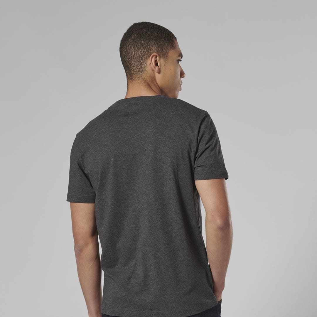 Triumph Mens Cartmel Black Marl & Black T Shirt