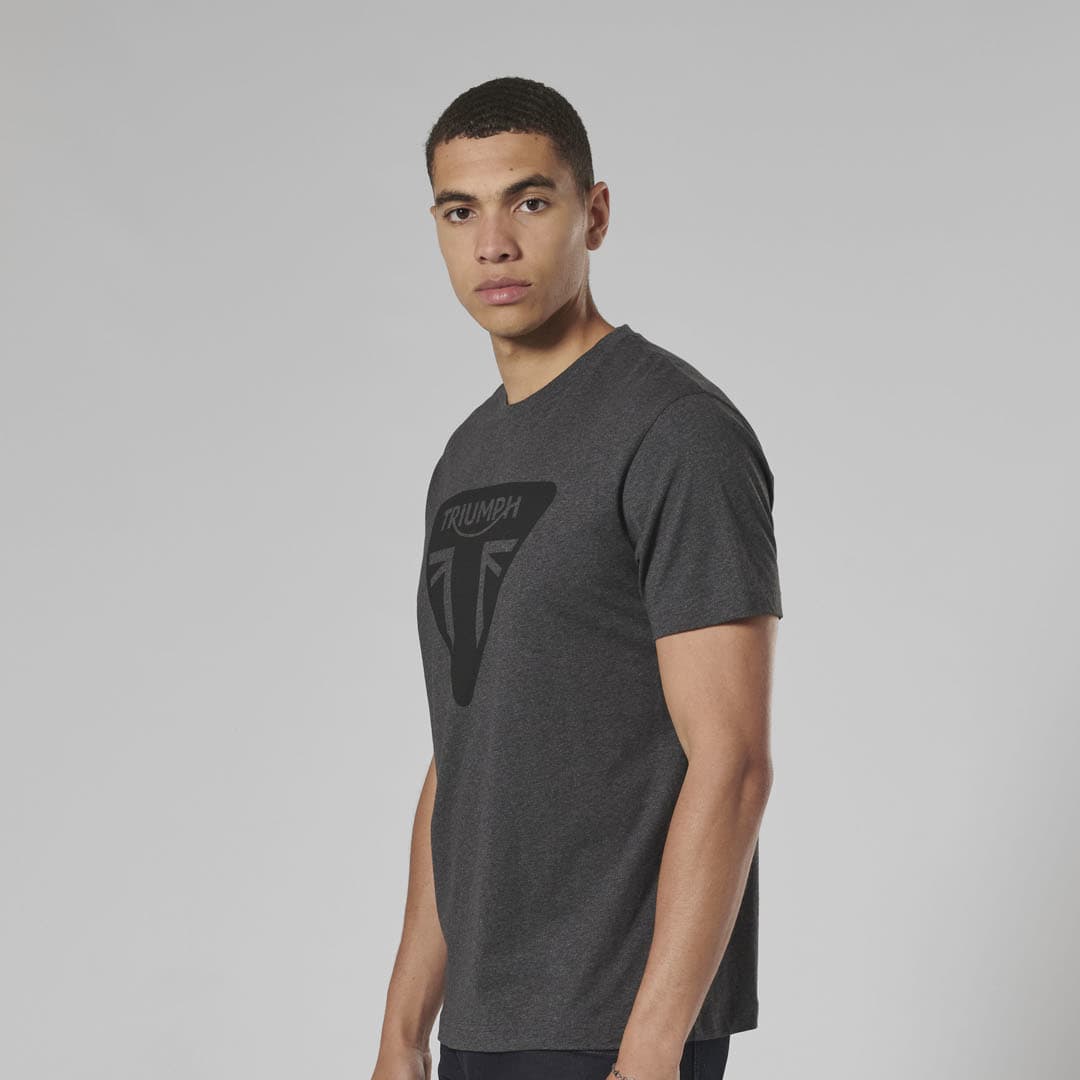 Triumph Mens Helston T Shirt - Grey