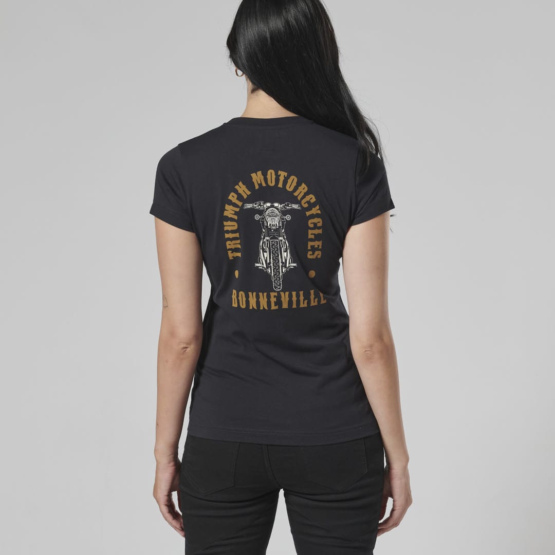Triumph Ladies Bonneville T120 Black T Shirt
