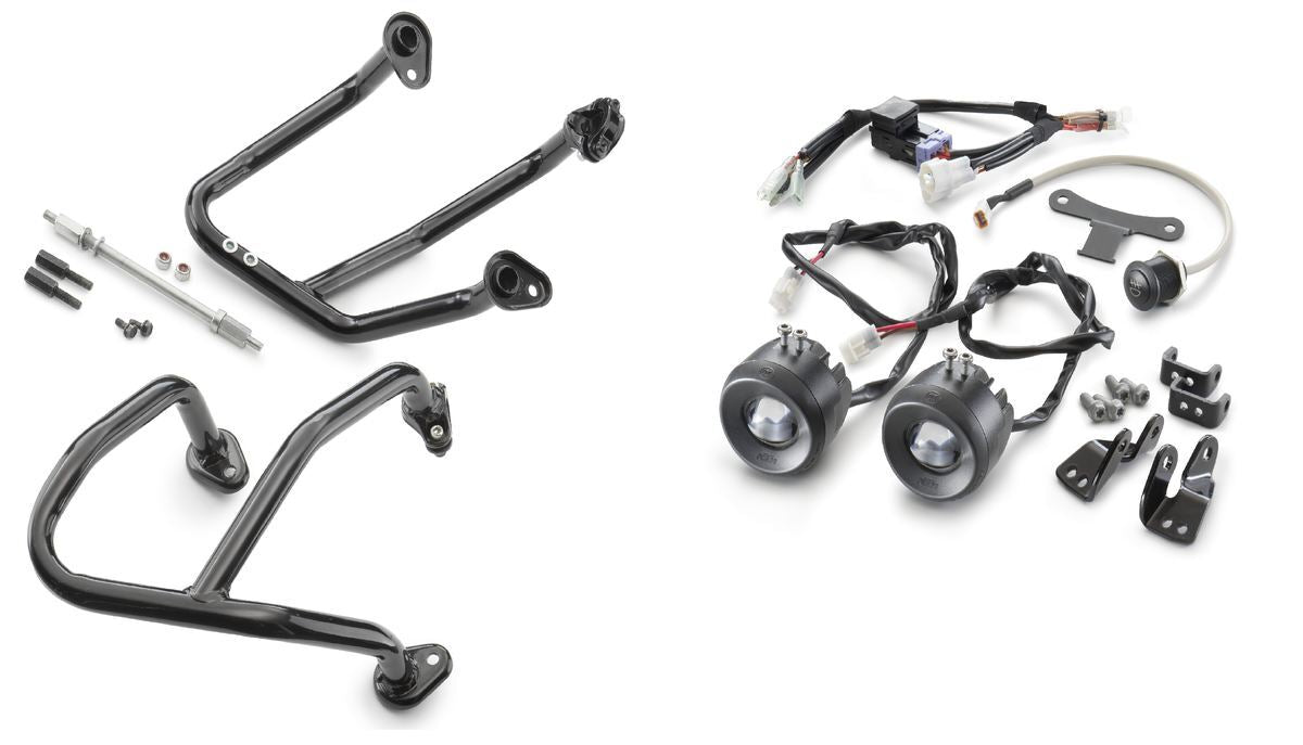 CRASH BAR SUPPLEMENTARY HEADLIGHT KIT