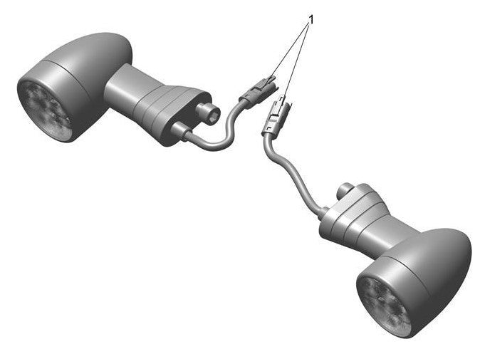 Triumph Rear LED Indicator Kit - Short Stem A9838274