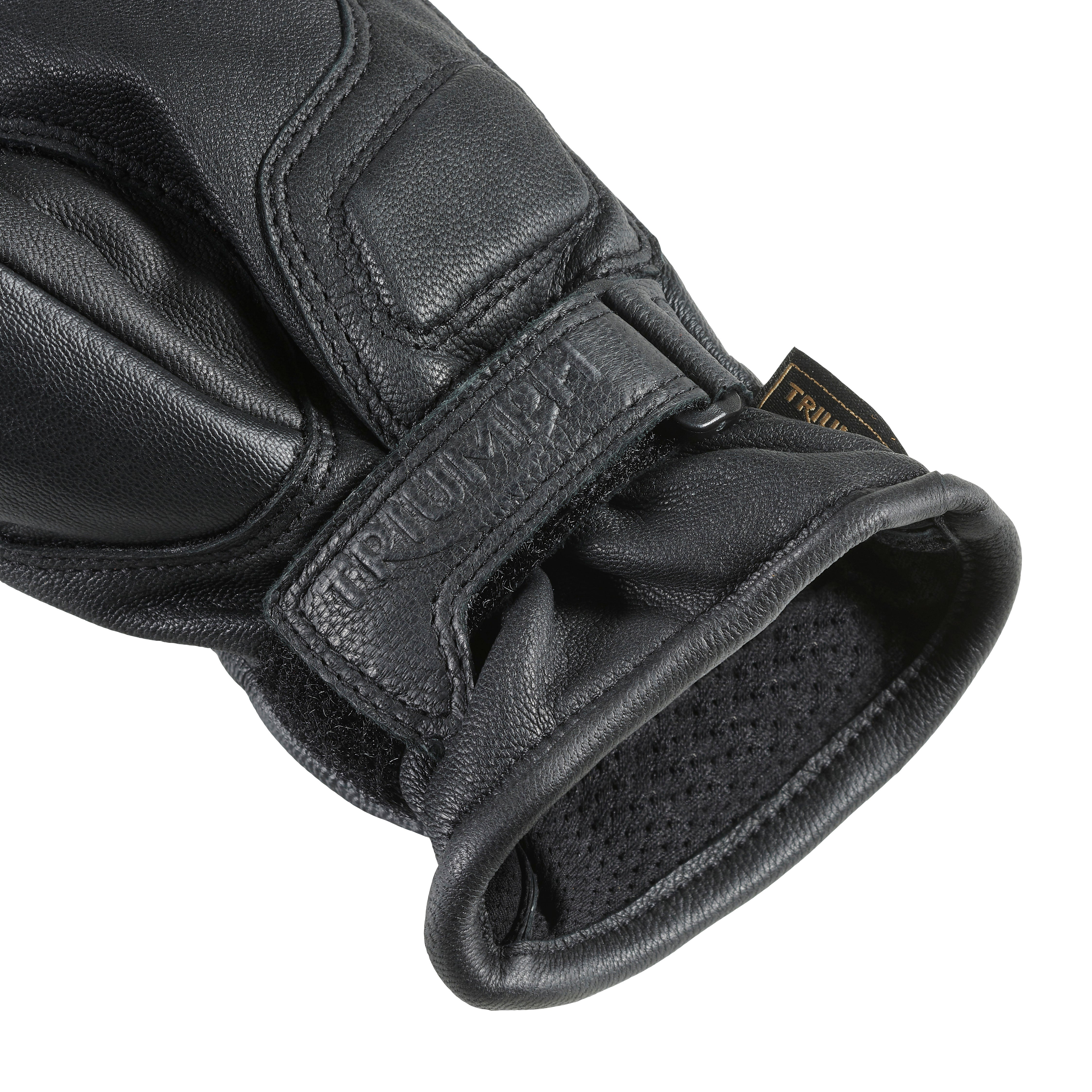 Triumph Bonneville Gloves Black & Gold