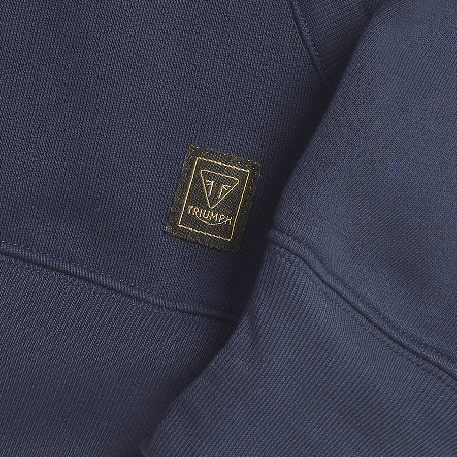 Triumph Carrick Hoodie Navy