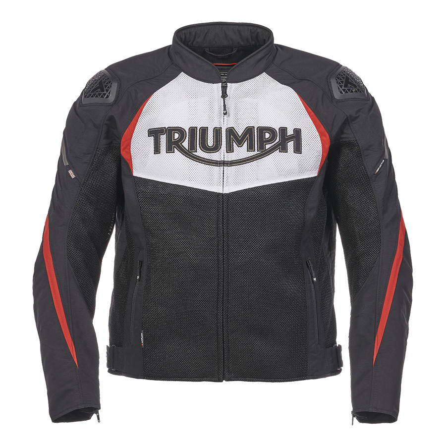 Triumph Triple Sports Mesh Jacket Black / White / Red
