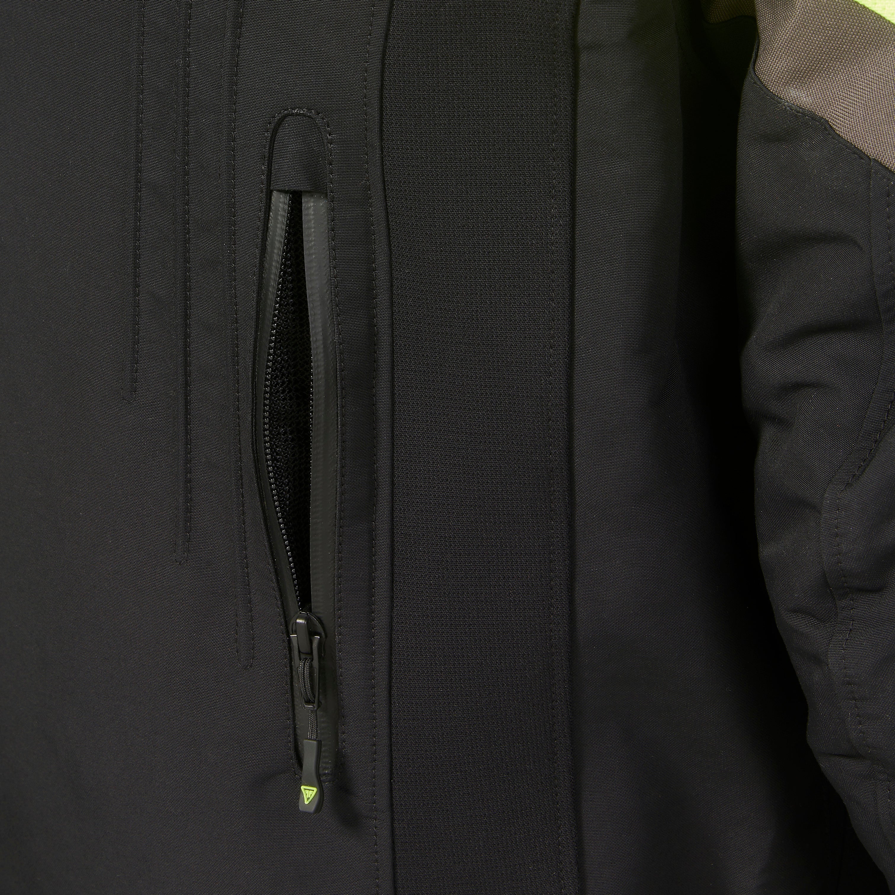 Triumph Mens Triple Sports Tritech Jacket Black & Fluro