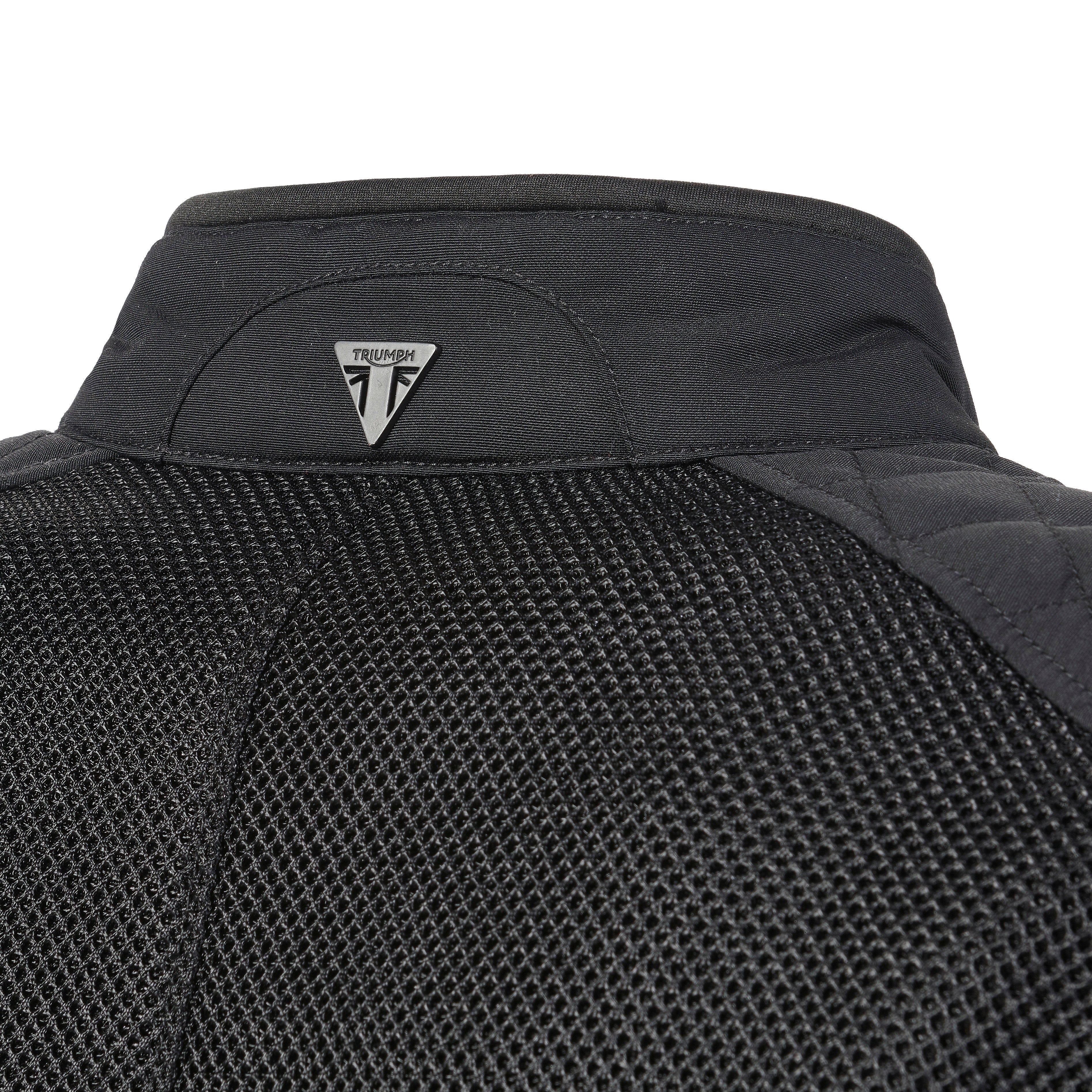 Triumph Mens Braddan Retro Mesh Jacket Black