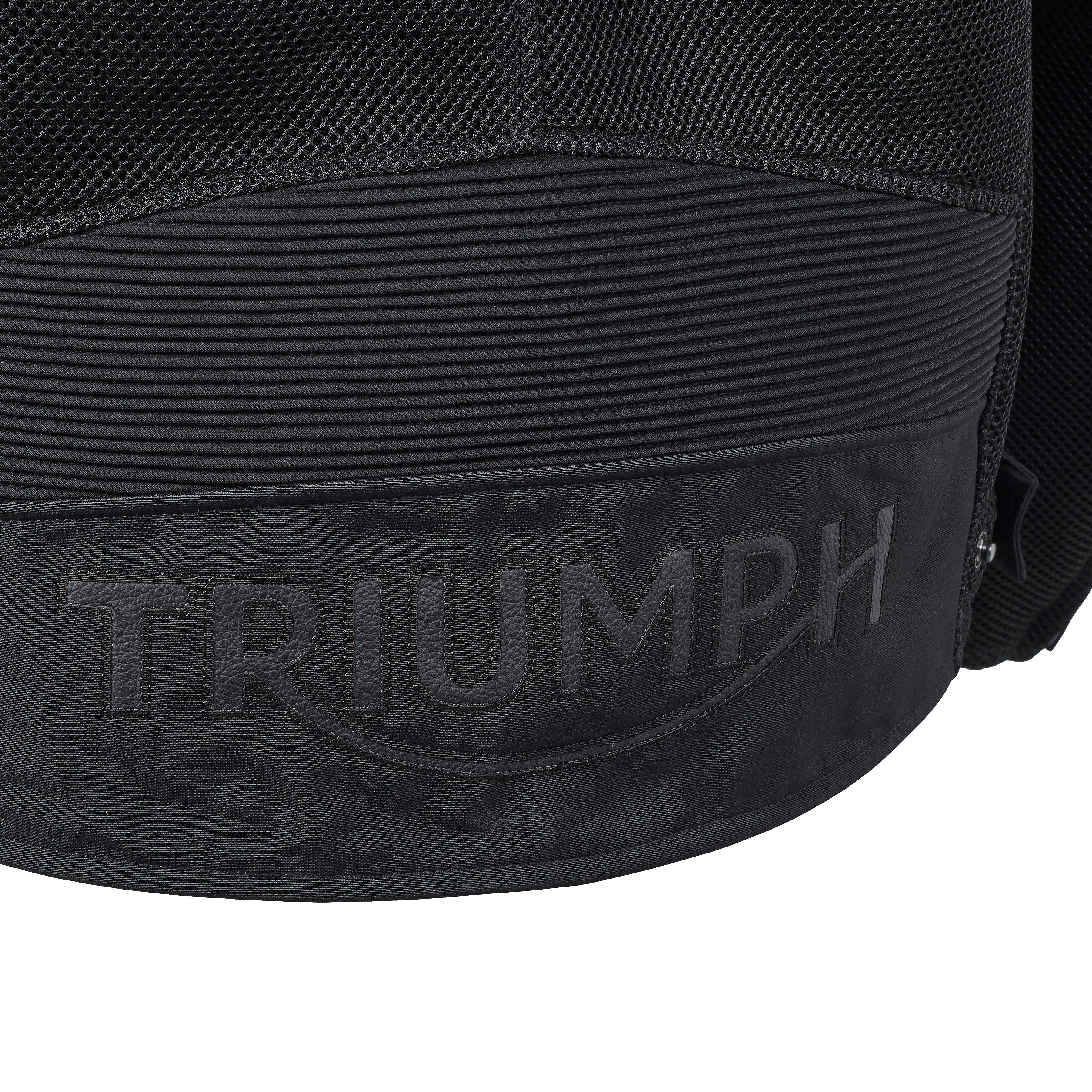 Triumph Mens Braddan Retro Mesh Jacket Black