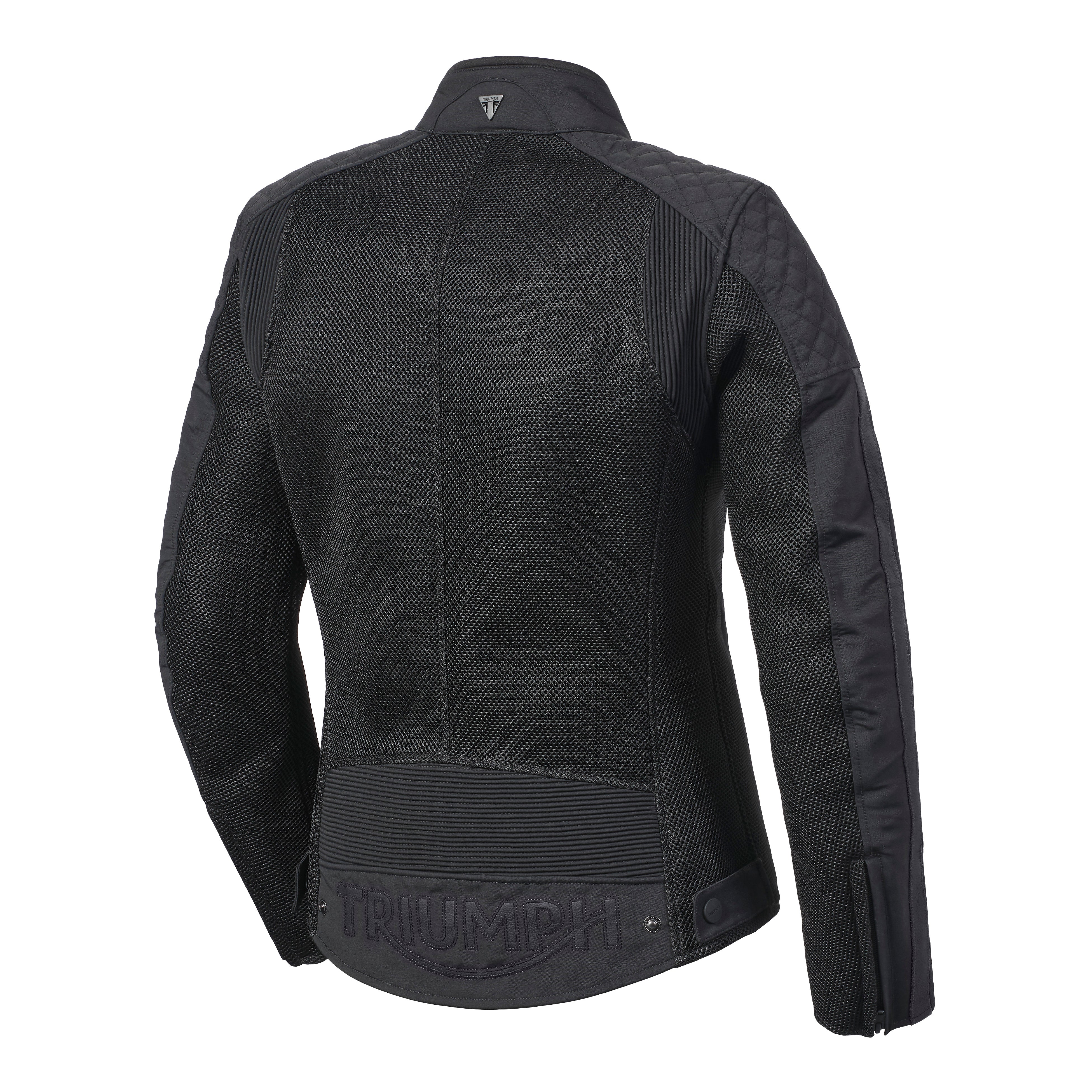 Triumph Ladies Braddan Retro Mesh Jacket Black