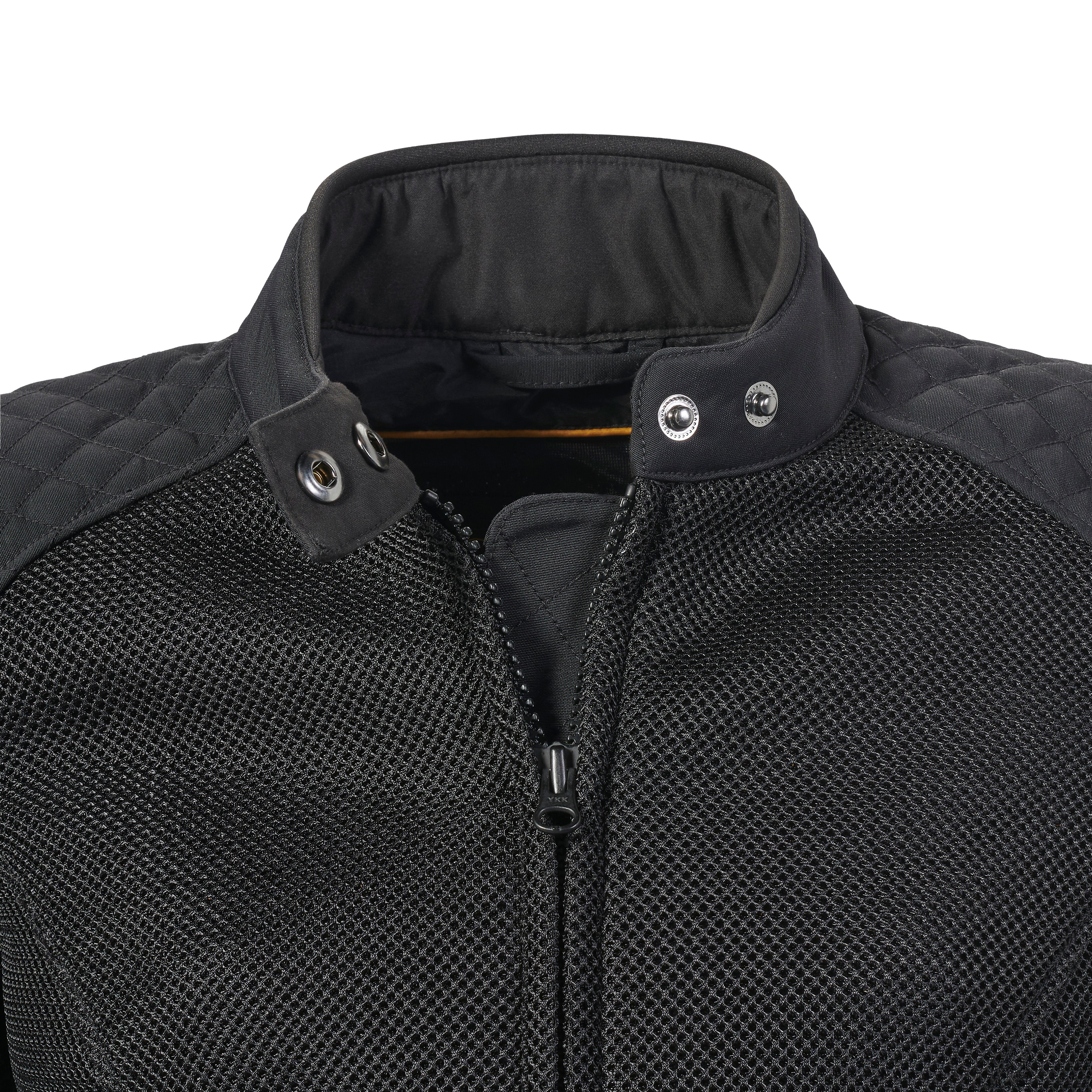 Triumph Ladies Braddan Retro Mesh Jacket Black & Gold