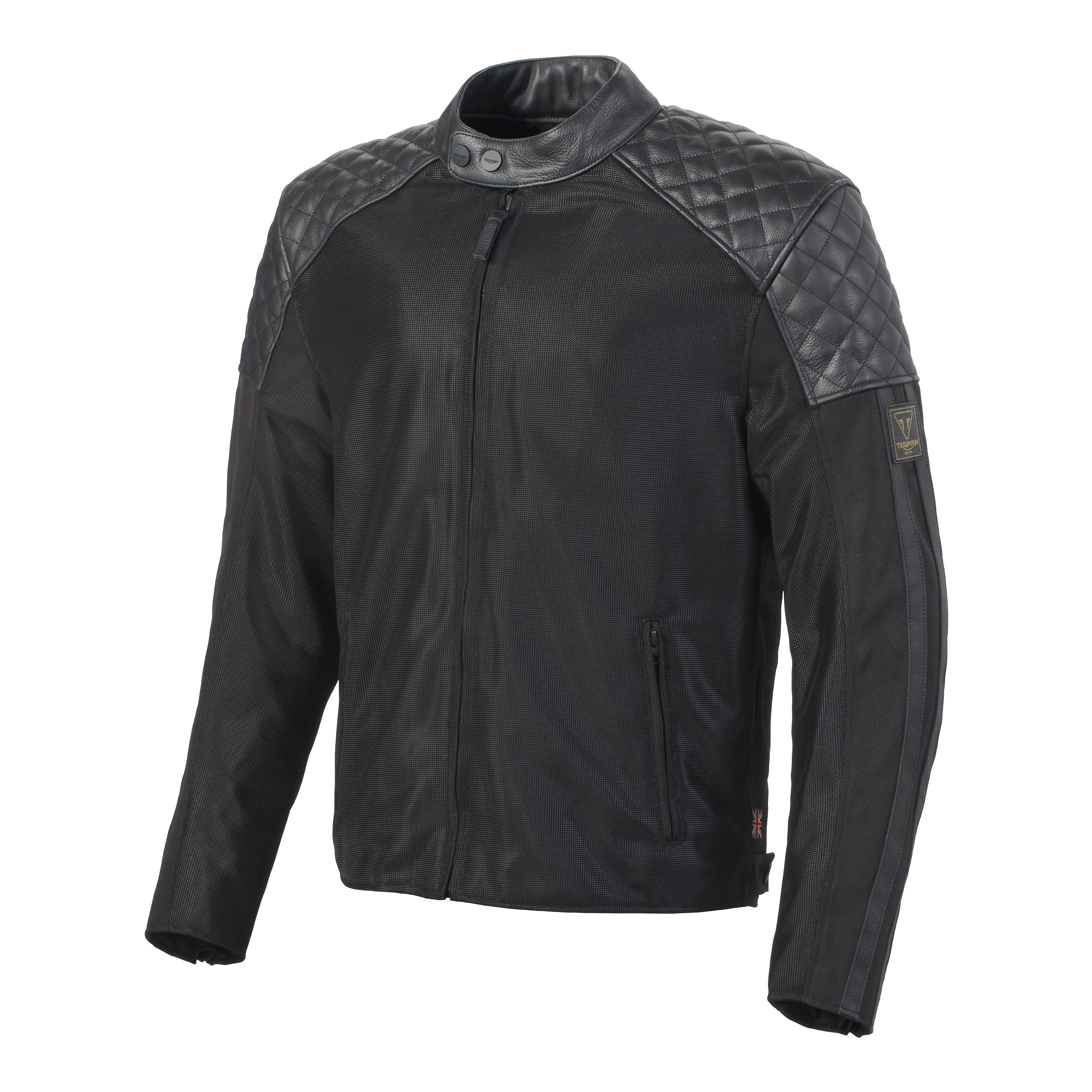 Triumph Mens Braddan Mesh 2 Jacket Black