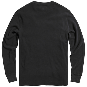 Triumph Mens Bettmann Black Long Sleeve Waffle Top