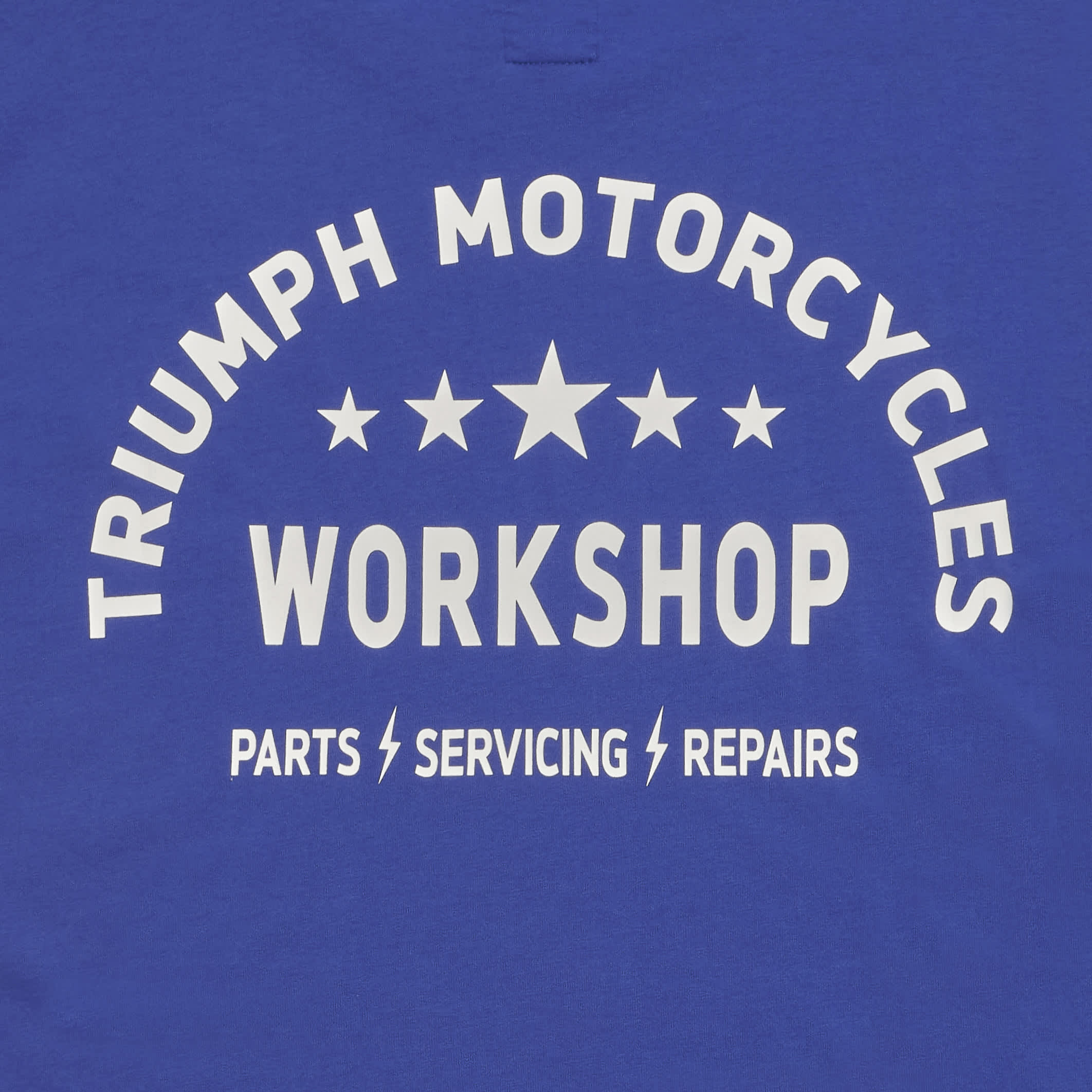 Triumph Mens Preston Blue & Bone T Shirt