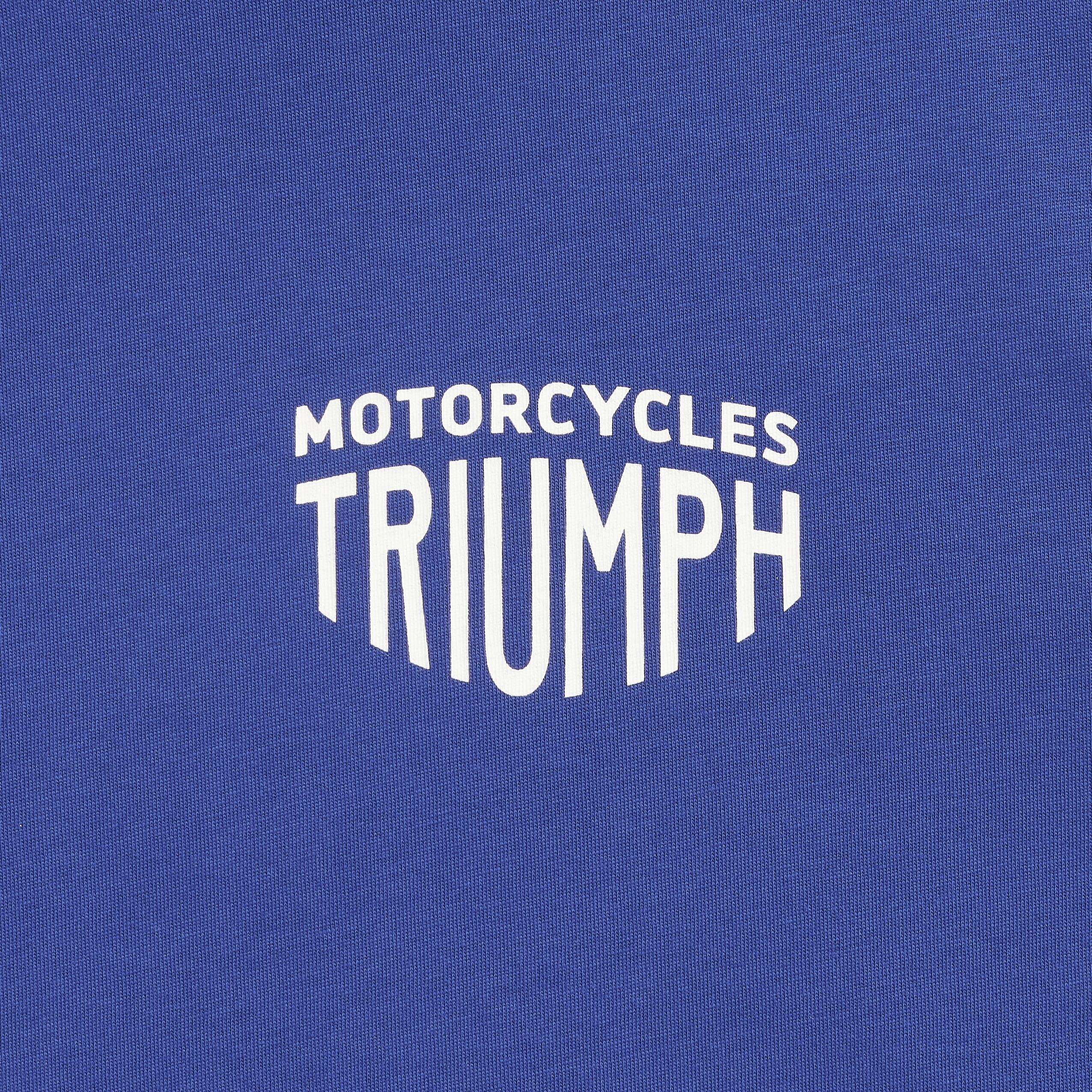 Triumph Mens Preston Blue & Bone T Shirt