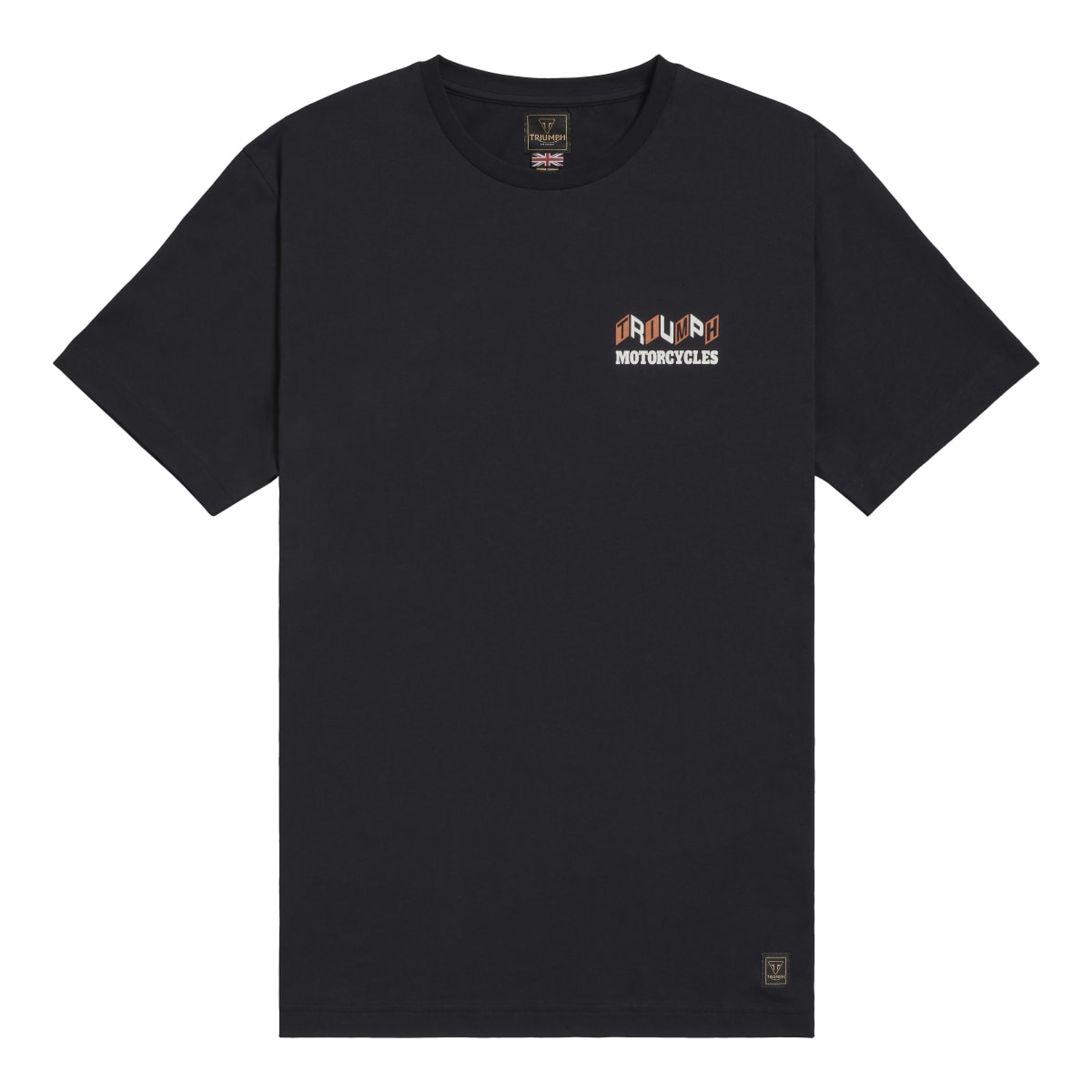 Triumph Mens Good Vibes Black T Shirt