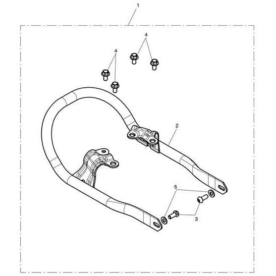 Triumph Grab Rail Kit Black A9758311
