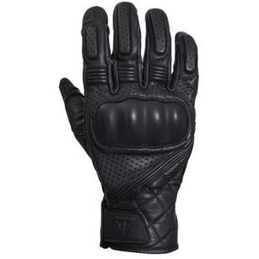Triumph Mens Harleston Leather Gloves Black