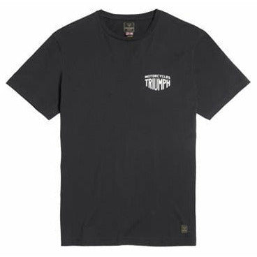 Triumph Mens Workshop Black Crew T Shirt