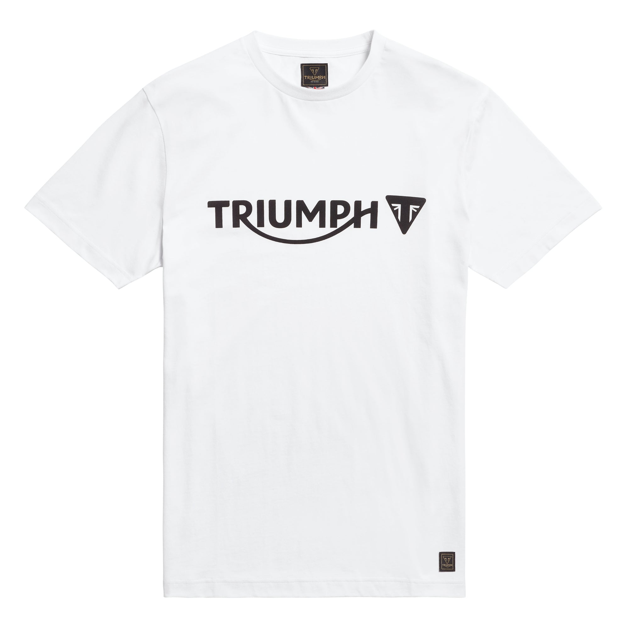 Triumph Mens Cartmel White & Black T Shirt