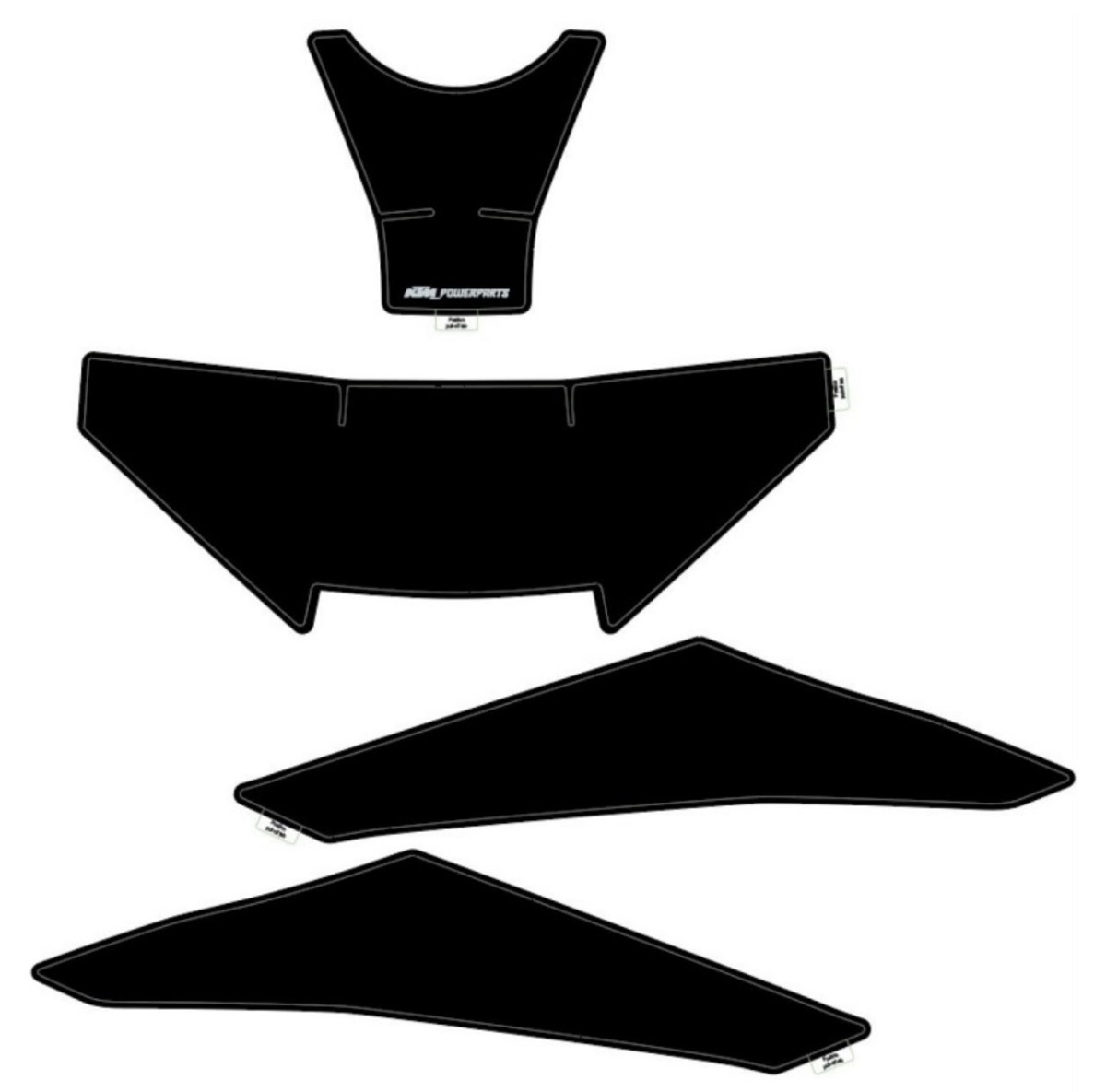 FUEL TANK PROTECTION STICKER KIT