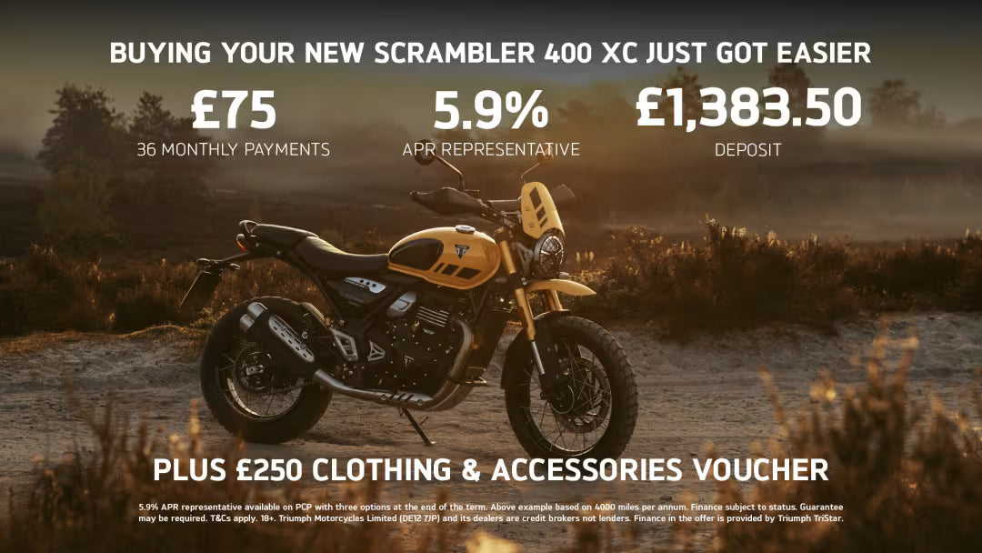 Triumph Scrambler 400 XC Offer