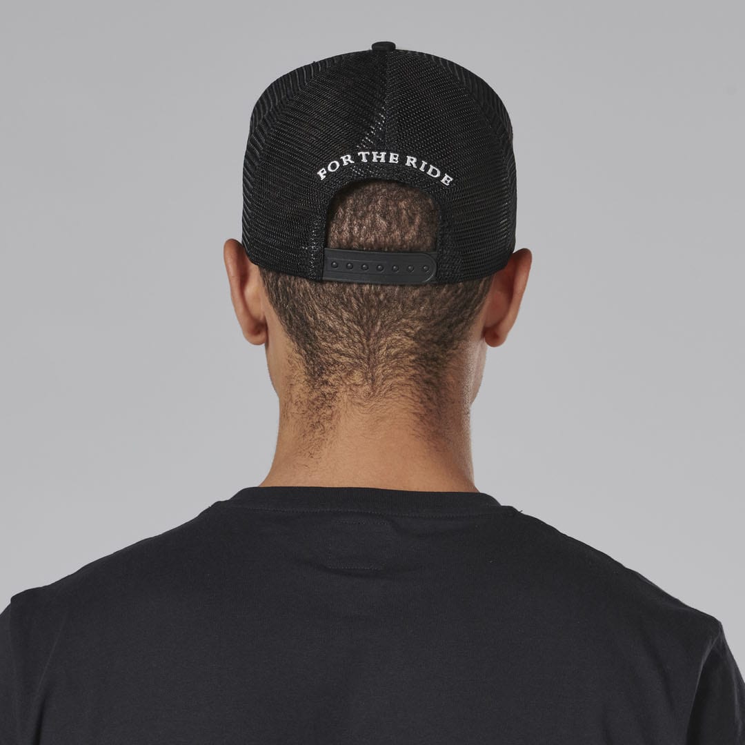 Triumph Workshop Bone & Black Trucker Baseball Cap