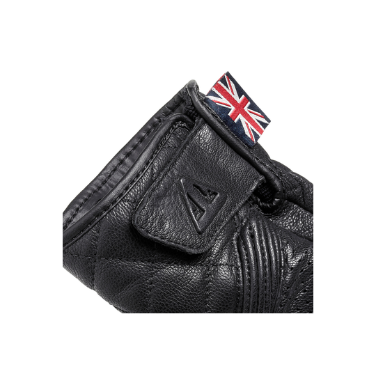 Triumph Mens Harleston Leather Gloves Black
