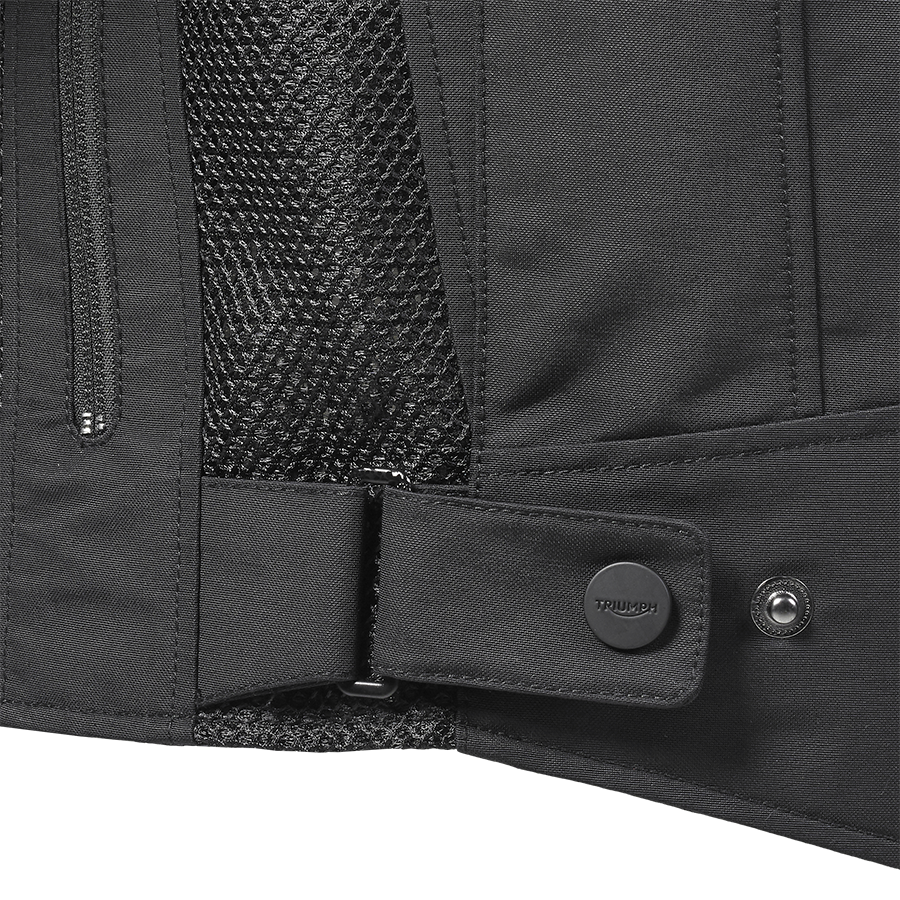 Triumph Mens Triple Sports Mesh Jacket Black & Gunmetal