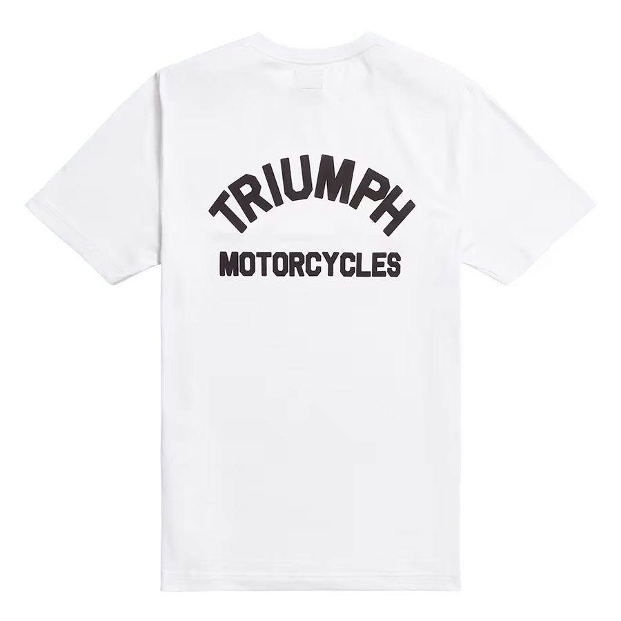 Triumph Mens Ditchling T Shirt - White