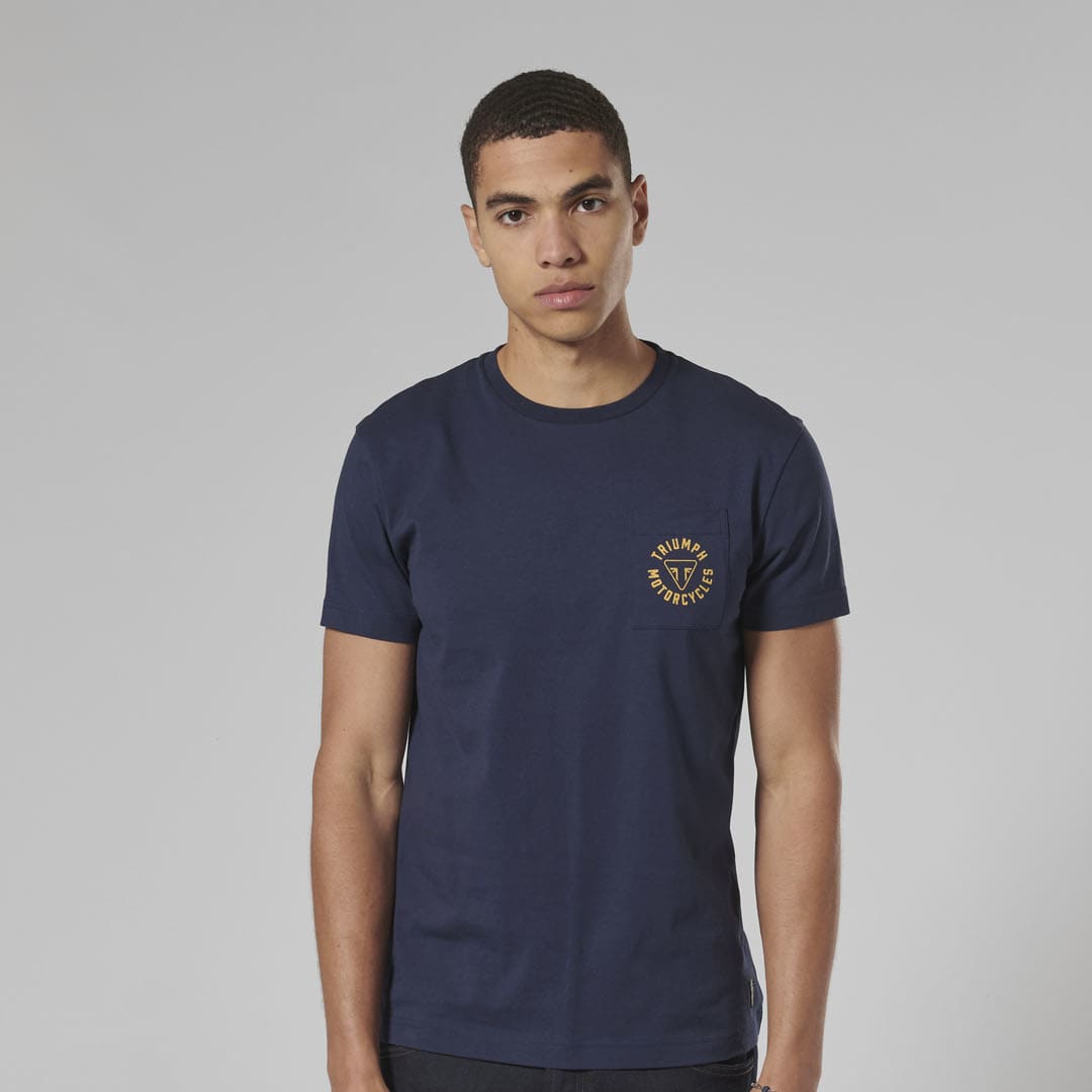 Triumph Mens Newlyn T Shirt - Navy
