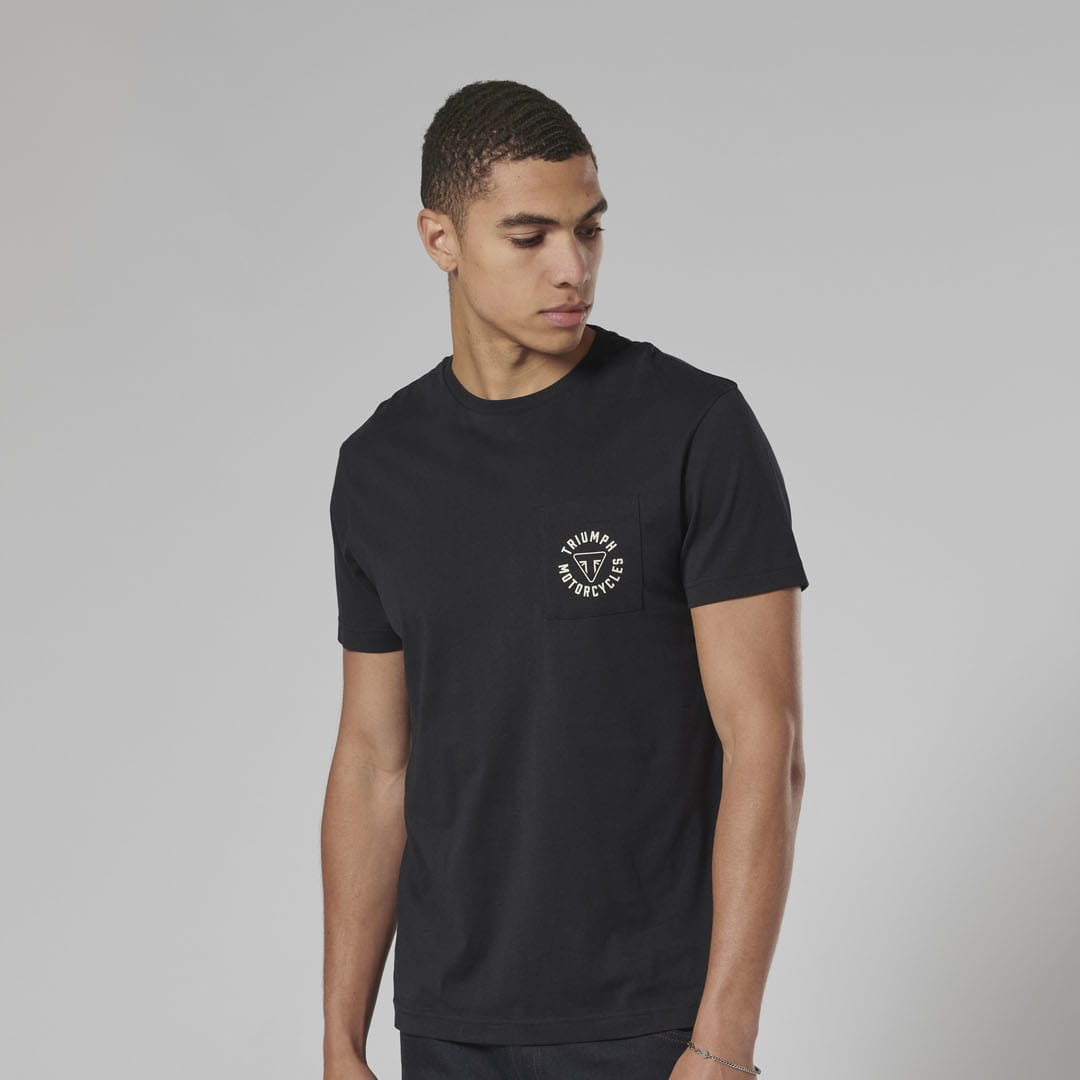 Triumph Mens Newlyn T Shirt - Black