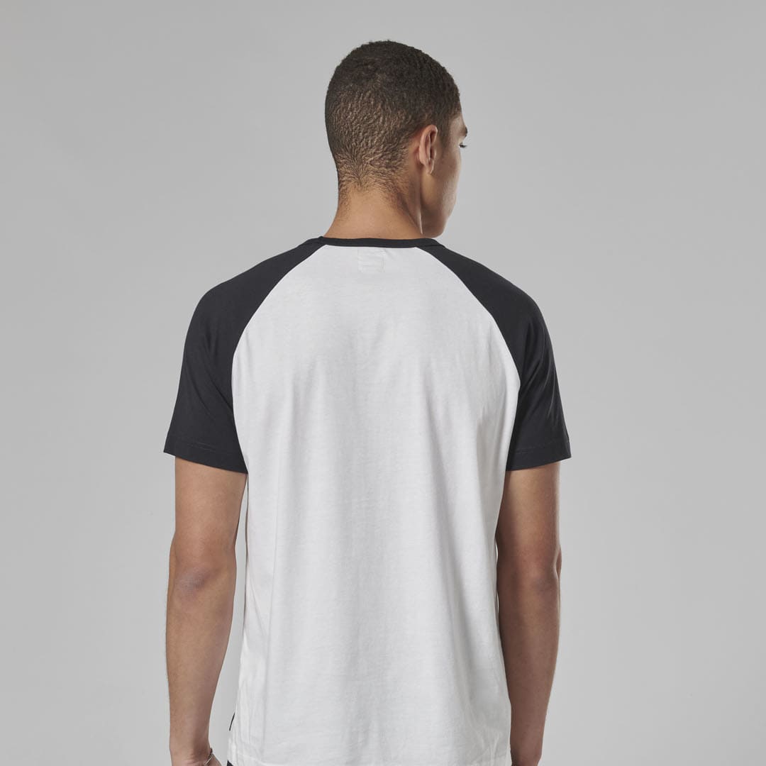 Triumph Mens Saltern White & Black T Shirt