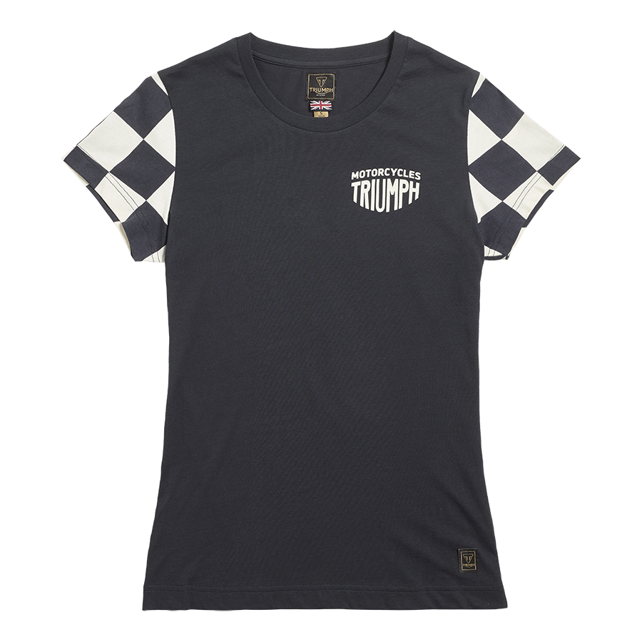 Triumph Ladies Marie Black & Bone T Shirt