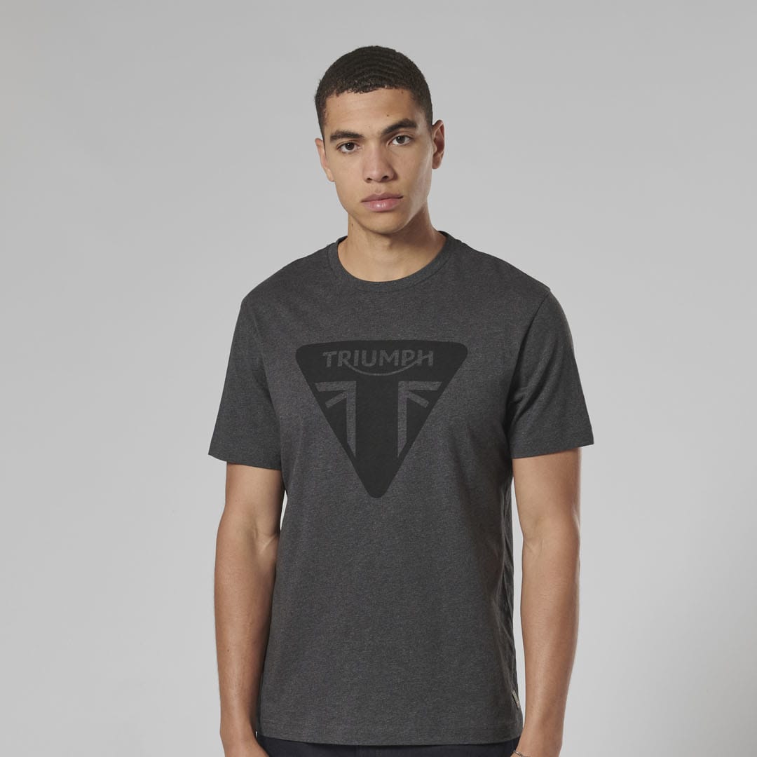 Triumph Mens Helston T Shirt - Grey