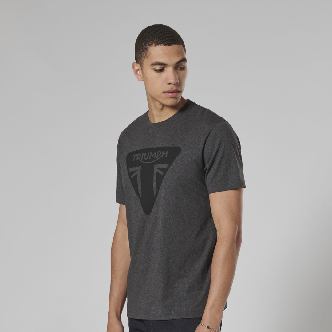 Triumph Mens Helston T Shirt - Grey