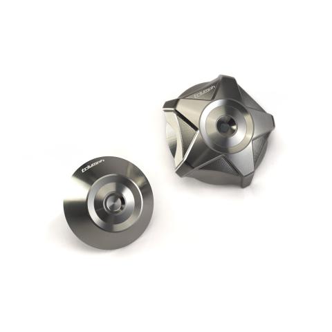 Triumph Axle Nut Grey Finisher Kit