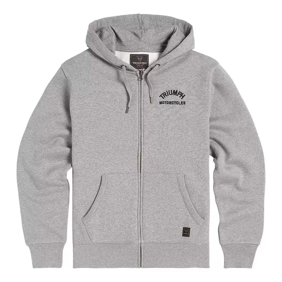 Triumph Dolan Zip Up Hoodie Grey