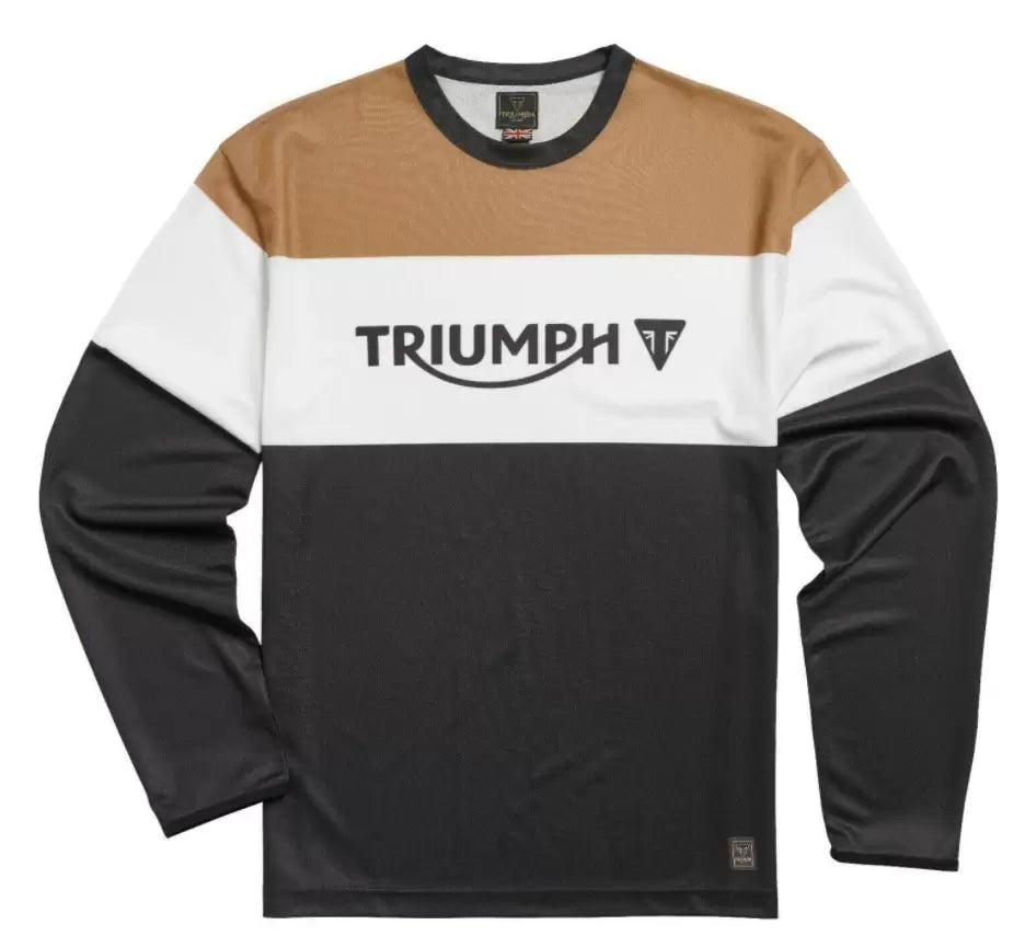 Triumph Adventure Centre Long Sleeved T Shirt