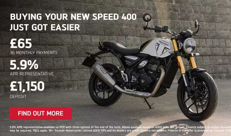 Triumph Speed 400 Offer