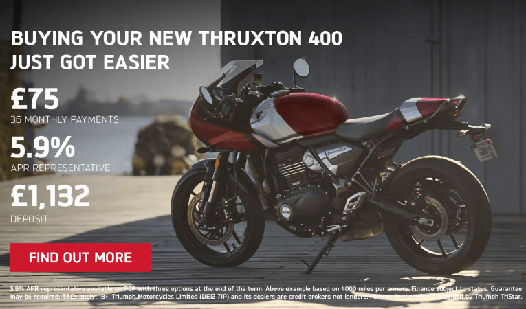 Triumph Thruxton 400 Offer
