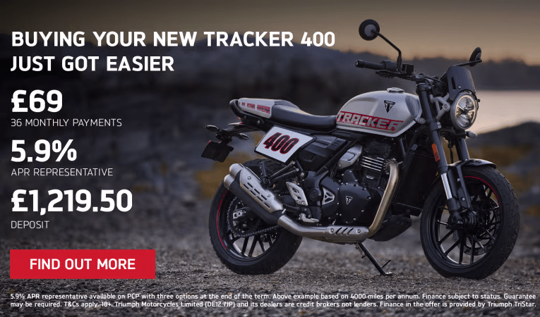 Triumph Tracker 400 Offer