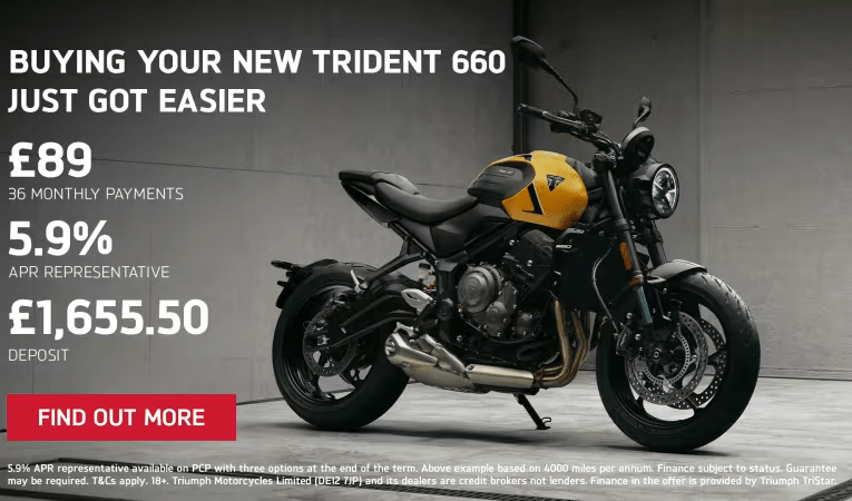 Triumph Trident 660 Offer