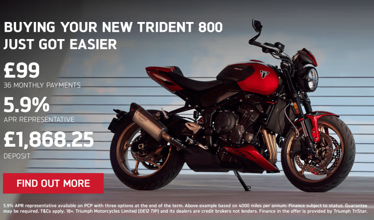 Triumph Trident 800 Offer